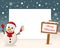 Christmas Frame Sign & Drunk Snowman
