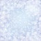 Christmas frozen background with snowflakes