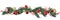 Christmas garland banner