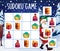 Christmas gifts sudoku game or puzzle template