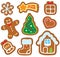 Christmas gingerbread collection 1