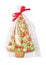Christmas gingerbread tree cookie in transparent packing