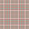 Christmas glen plaid pattern vector in red, green, white. Seamless textured tartan check plaid for tablecloth.