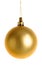 Christmas gold bauble