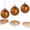 Christmas golden balls