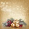 Christmas golden decoration