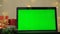 Christmas Green Screen Chroma Key Laptop.