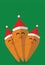 CHRISTMAS HAT CARROT - CHRISTMAS VEGAN BUDDIES SERIES