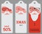 Christmas hipster santa sale tags