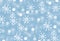 Christmas holiday background with snowflakes . Winter pattern . Illustration design