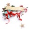 Christmas holiday Decoration; Christmas sweet gift, fir tree bra