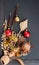 Christmas holiday decorative dried flowers