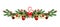 Christmas holiday evergreen ornamental baranches