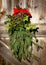 Christmas Holiday Wreath Decoration Old Barn Door