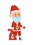 Christmas Holidays Character Santa Claus Closeup