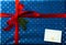 Christmas holidays surprise; Christmas greeting card background