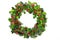 Christmas holly wreath