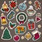 Christmas icon set