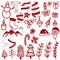 Christmas Icons and Objects Collection. Detailed