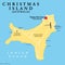 Christmas Island, external territory of Australia, political map