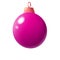 A Christmas Isolated pink bauble  digital illustration