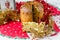 Christmas italian cake called panettone