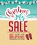 Christmas in July Sale marketing template.