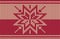 Christmas knitted pattern with star, snowflake Norwegian patterns, jacquard.