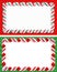Christmas Labels Borders blank