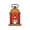 Christmas lamp, Christmas day related filled icon