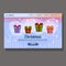 Christmas landing page gift present box website