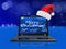 Christmas laptop