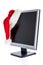 Christmas LCD monitor