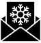 christmas letter, snow letter Isolated Vector Icon that can be easily modified or edit in any style