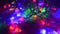 Christmas light out of focused