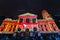 Christmas light projections onto Melbourne Town Hall