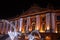 Christmas Lights on the Facade of the Capitol, in Toulouse