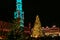 Christmas lights in Grand Place, Brussels, Belgium