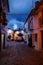 Christmas lights in Grazalema, Spain