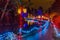 Christmas Lights Reflection Van Dusen Garden Vancouver British Columbia Canada