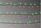 Christmas lights string isolated. Realistic garland decoration. Festive design elements. Glowing lig