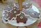 Christmas Line Friends Party Character Brown Bear Cookie Anime Cartoon Props Hong Kong Langham Place Shopping Mall