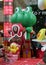 Christmas Line Friends Party Character Santa Brown Bear Sally Chicken Leonard Frog Anime Cartoon Props Hong Kong Langham Place
