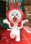 Christmas Line Friends Party Character Santa Rabbit Cony Bright Cheerful Passion Anime Cartoon Props Langham Place Hong Kon