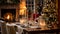 Christmas at the manor, English countryside decoration and interior decor