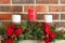 Christmas mantel decor