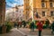 Christmas market in the famous tale street of Innsbruck in Tyrol, Austria