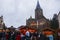 Christmas market, Marche de Noel in WeiÃŸenburg, Wissembourg, Alsace, France