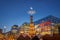 Christmas Market at Schlossplatz at night - Stuttgart, Baden-Wurttemberg, Germany