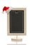 Christmas menu chalkboard